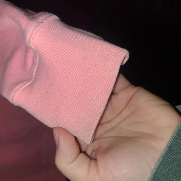 PINK Victoria's Secret Zip-Up Hoodie Pink Size L - Picture 6 of 6